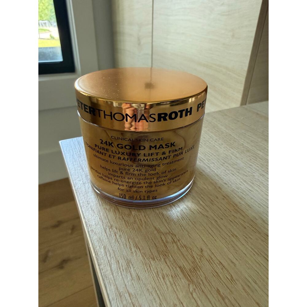 $85 Peter Thomas Roth 24K Gold Mask Pure Luxury Lift & Firm 150ml Full Size New - Picture 2 of 5